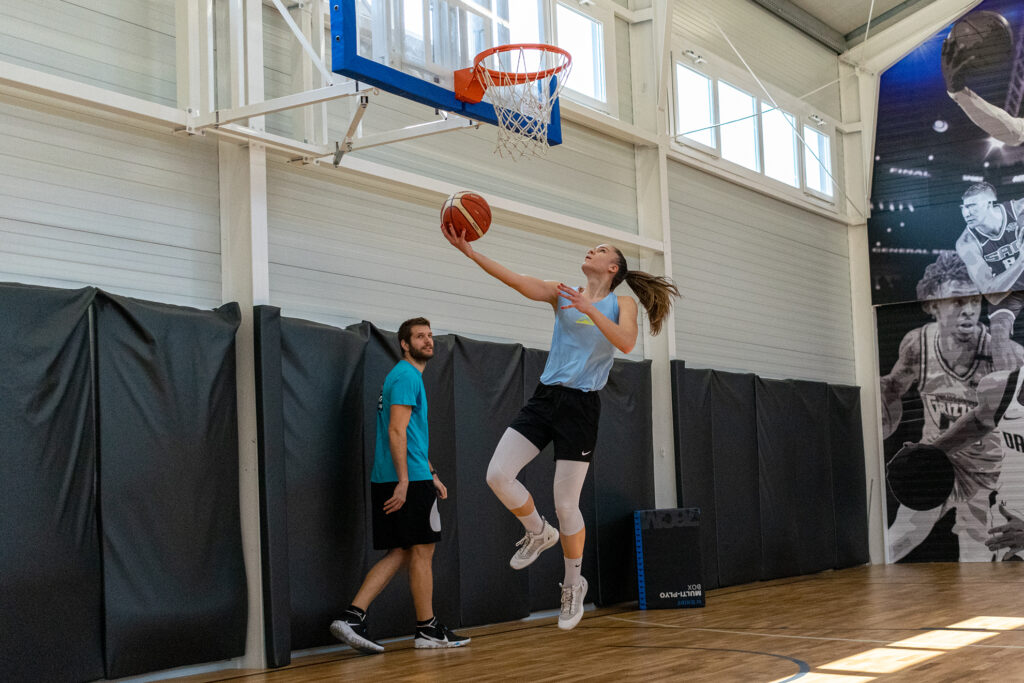 Kányási Veronika edzése az Evolution Basketball Trainingnél